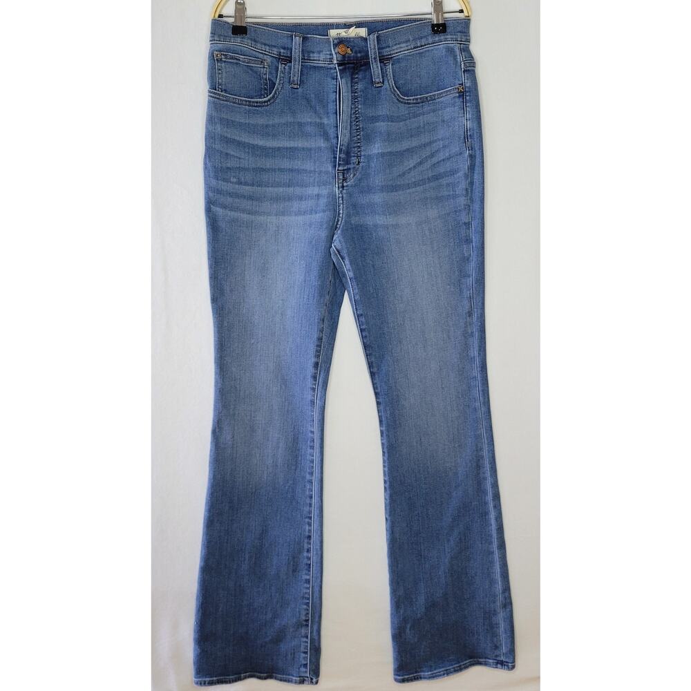 MADEWELL Women's Roadtripper Supersoft Skinny Flare Jeans sz 30 #NA914